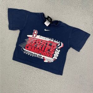 Kids Nike Boston‎ Red Sox center swoosh T-shirt